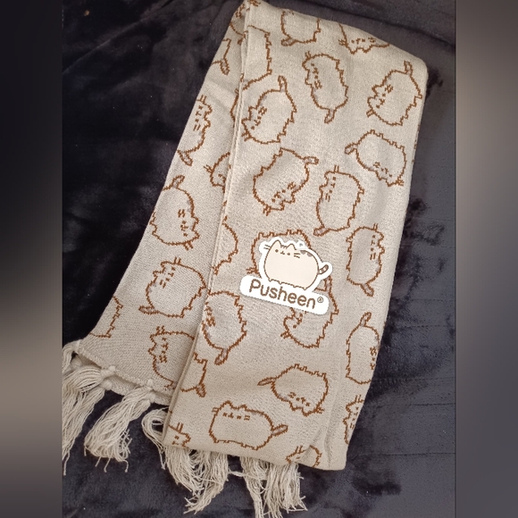 NWT Pusheen the Cat Knit Scarf - Picture 1 of 3